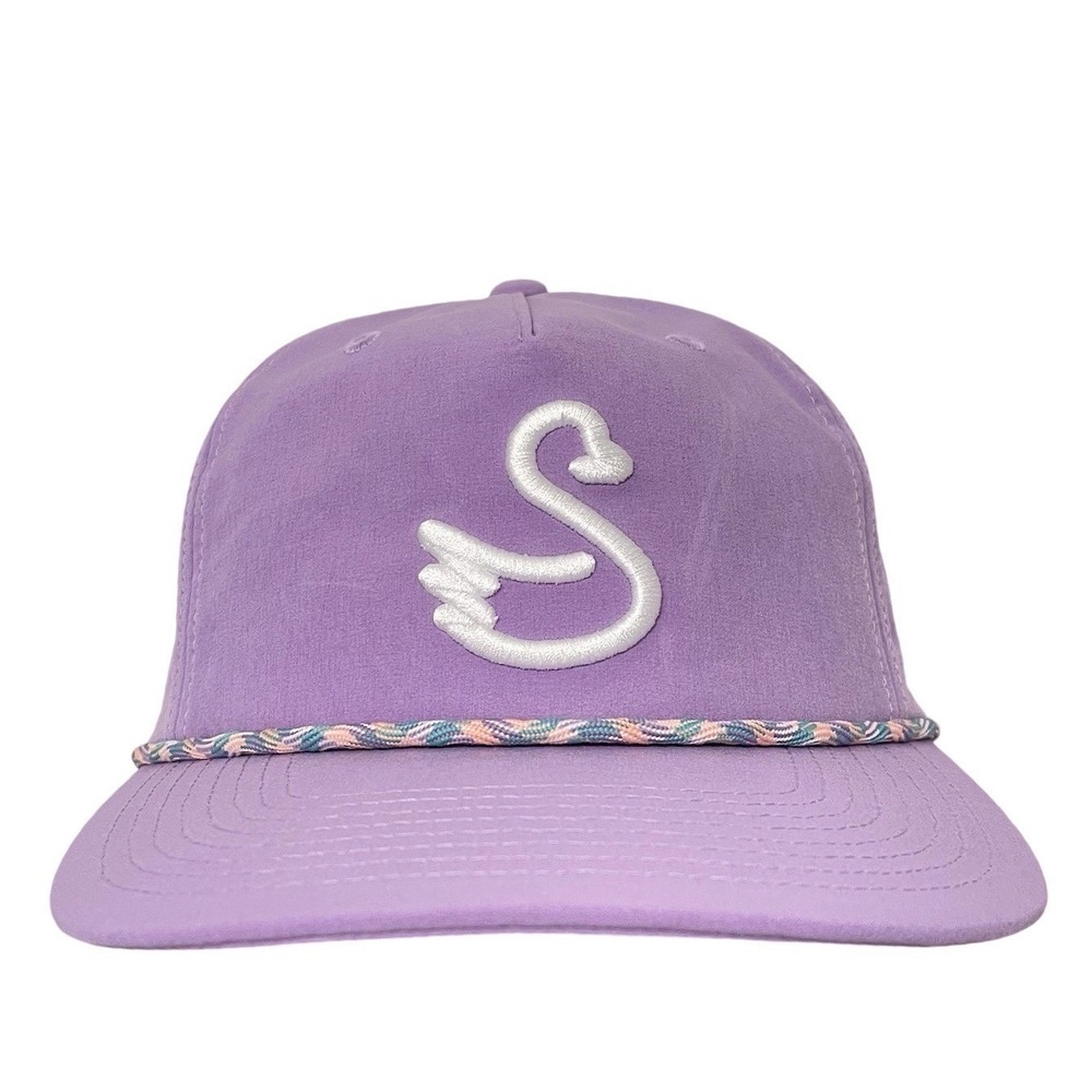 New Swannies Golf Hat Sky Blue S Bird Logo Snapback Baseball Cap Sun Fishing